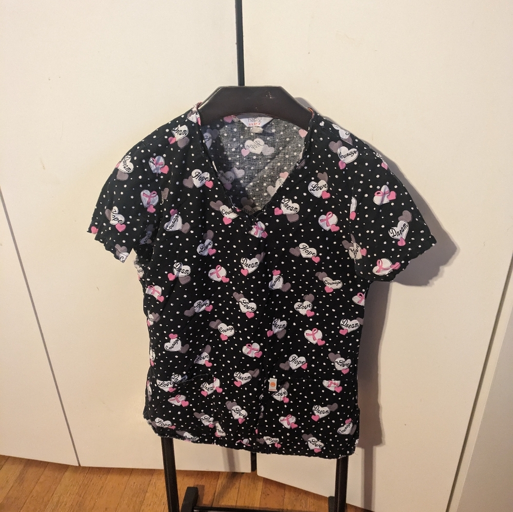 Code happy scrub top